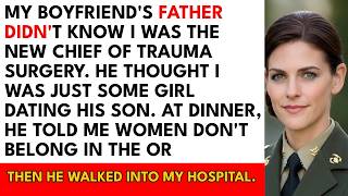 My Boyfriend's Father Lectured Me About Surgery at Dinner — He Didn't Know I Run His Hospital