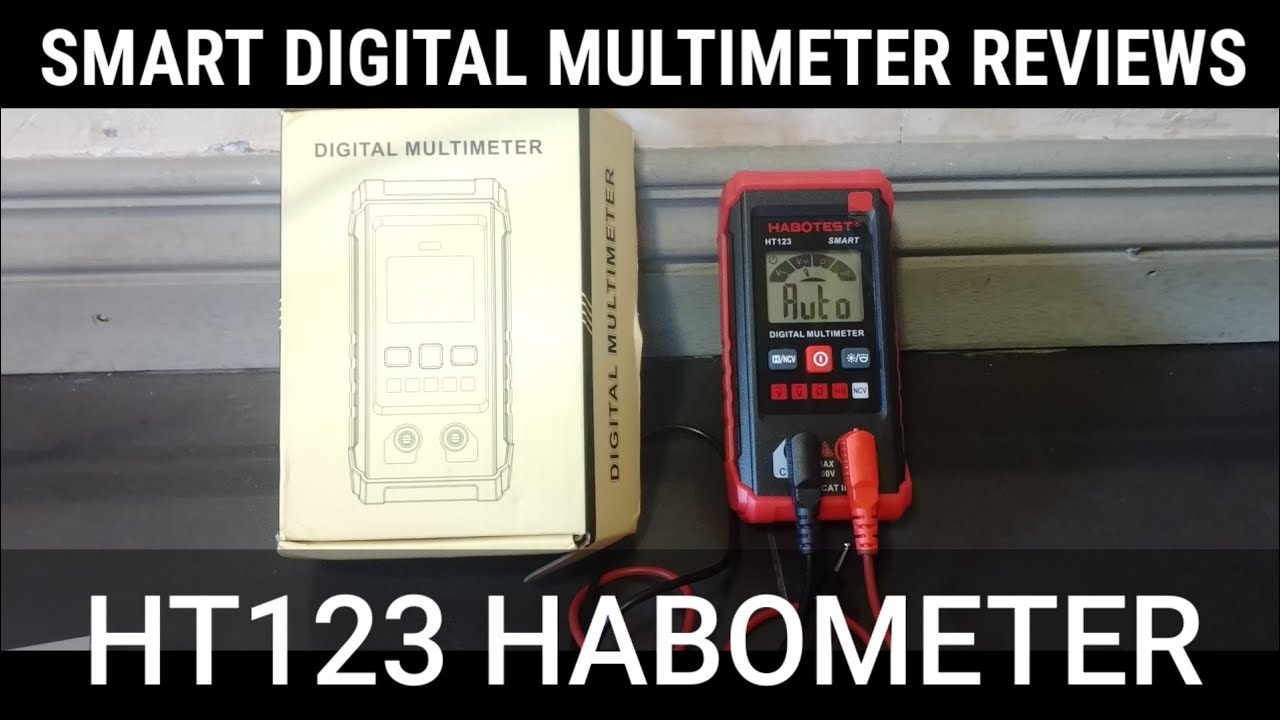 Smart Digital Multimeter HT123, AC DC voltage