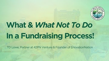 What & What Not Do In a Fundraising Process - For Climate Tech Startups