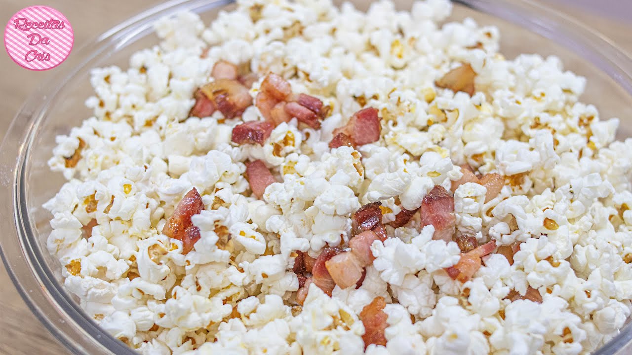 PIPOCA COM BACON | MARCÃO NA COZINHA | RECEITAS DA CRIS