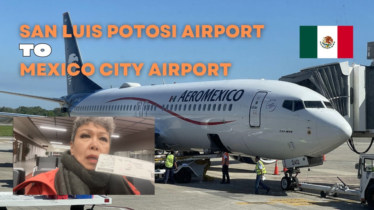 Mexico 63 San Luis Potosi Airport to Mexico City Airport!!! YouTube