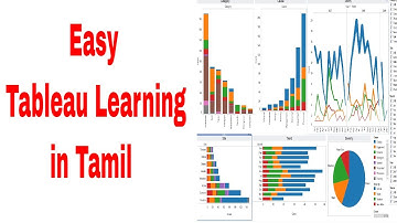 Learn Tableau easily in Tamil | Tableau in tamil Vathiyar | Data analysis | Data science | Part 1