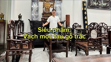 Siêu phẩm vách móc gỗ trắc phiên bản giới hạn. #dogomanhphung #gotrac #doco 