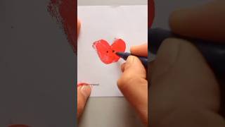 Try fingerprint heart with your bestfriend ❤️ 🔥#bestie #art#love  #shorts
