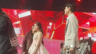 ZAHBY DURING THE BREAK OF THE LIVE ADVERTISING MEGA CONCERT OF BANGBIT SUMATRA TONIGHT