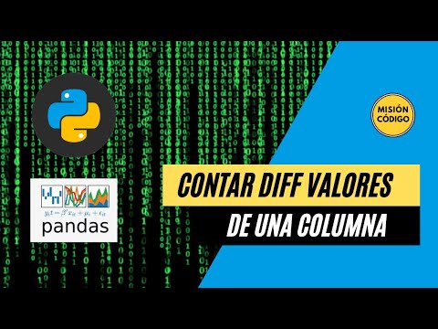 Cómo Contar TODOS los valores de una columna usando python y pandas