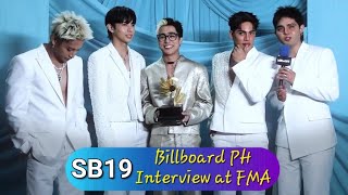 Sb19 Interview With Billboard Ph At The Inaugural Filipino Music Awards
