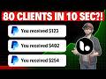 I Found 80 Clients in 10 Seconds Using AI (Make Money Online 2026) 🚀