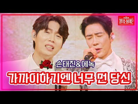 【클린버전】손태진&에녹 - 가까이하기엔 너무 먼 당신 | 🌹불타는 장미단🌹230822