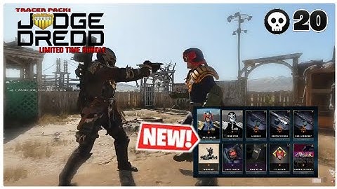 The *NEW* Tracer Pack Judge Dredd Limited Time Bundle is INSANE!! - 20 KILL Rebirth Island (Warzone)