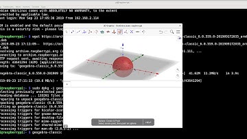 3D Graphics in GeoGebra on Raspberry Pi 4