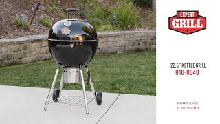 22" Premium Charcoal Kettle Grill