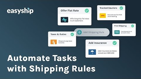 Automate Your Fulfillment with Easyship