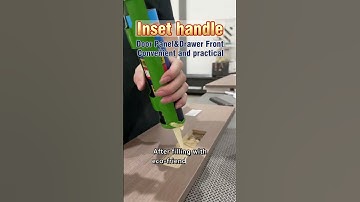 How Inset Handles Are Made | A Better Alternative to Push-to-Open Cabinets