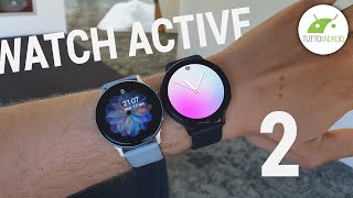 GALAXY Watch ACTIVE 2: ghiera touch e TANTE FUNZIONI sfidano Apple Watch |  Anteprima ITA - YouTube