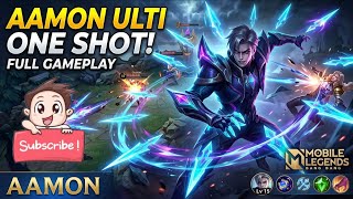 Aamon Ulti One Shot Build (Must Try💀) Best High Damage Build. Can He beat Hirara #mlbb #moba5v5 