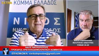 ΤΟ ΜΑΞΙΜΟΥ ΑΚΟΥΕΙ; ΚΑΛΕΣΜΕΝΟΣ Ο ΝΙΚΟΣ ΚΑΡΑΧΑΛΙΟΣ EXTRA TV 6-10-26