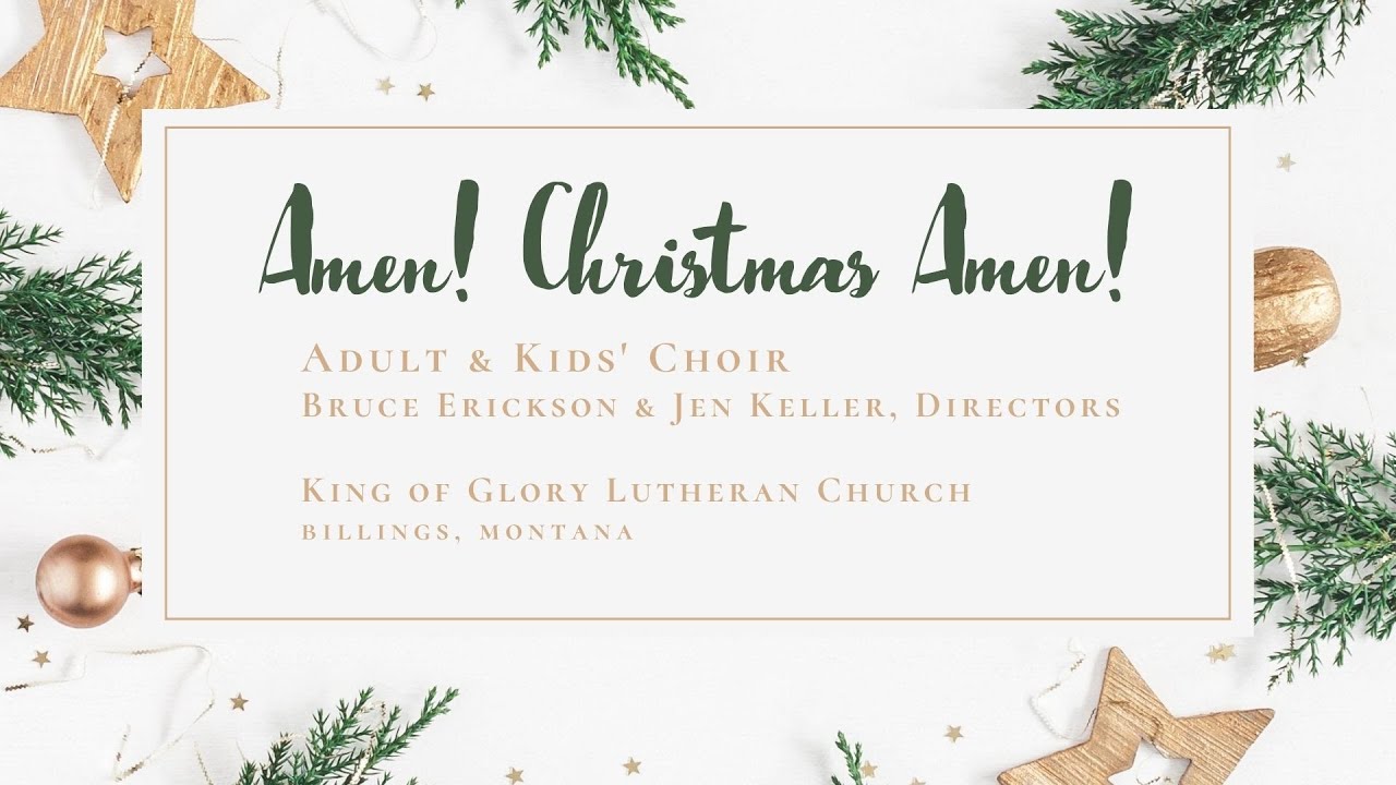 Amen! Christmas Amen! YouTube