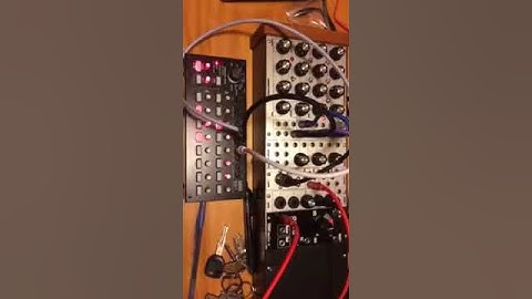 Pittsburgh Modular 10.1+ and Korg SQ1