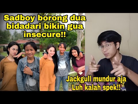 Reaction Salzabilla dan Nesya JJ viral sadboy bikin tergeboy geboy||jackgull kalah spek