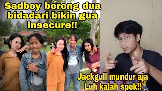 Reaction Salzabilla dan Nesya JJ viral sadboy bikin tergeboy geboy||jackgull kalah spek
