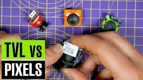 FPV cameras. TVL vs pixels. What does it all mean?