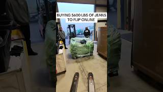 Buying 5600lbs of jeans to sell online