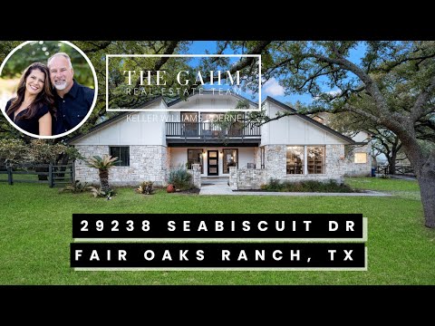 29238 Seabiscuit Dr, Fair Oaks Ranch, TX home video tour