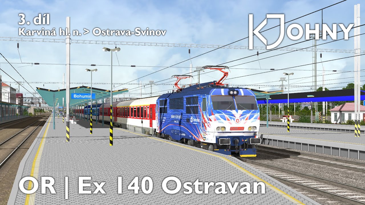 Open Rails Ex Rail Open Rails | Ex 140 „Ostravan“ | 3. díl - Karviná hl. n. - Ostrava ...