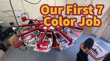 Our first 7 Color Job on our New 10/9 Anatol All Electric Volt.