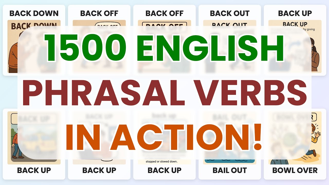 1500 English Phrasal Verbs in Action - 3/150 - YouTube