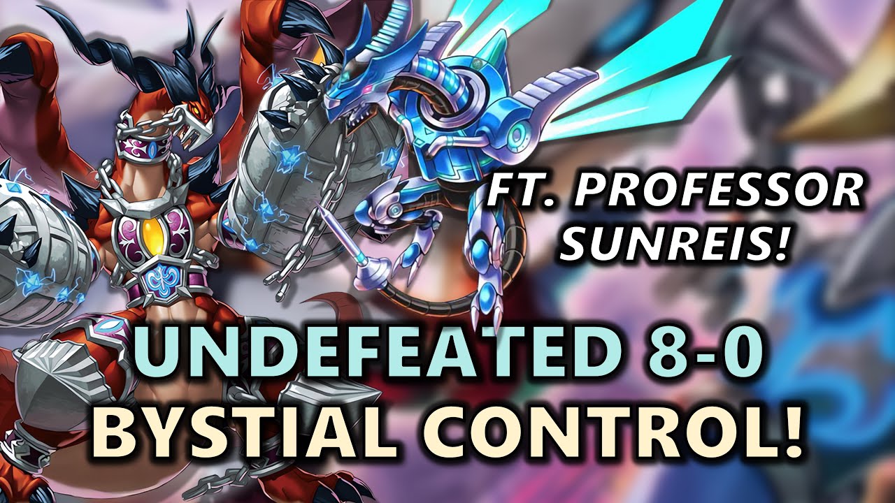 UNDEFEATED 200+ Player Tournament BYSTIAL DRAGON CONTROL Deck Profile ft. Professor Sunreis! | 2023