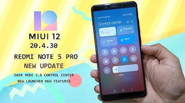 MIUI 12 20.4.30 New Update Redmi Note 5 Pro New Features | REVIEW