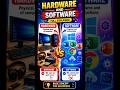 What is the hardware and software | Computer knowledge| easy explanation| #shorts #viral