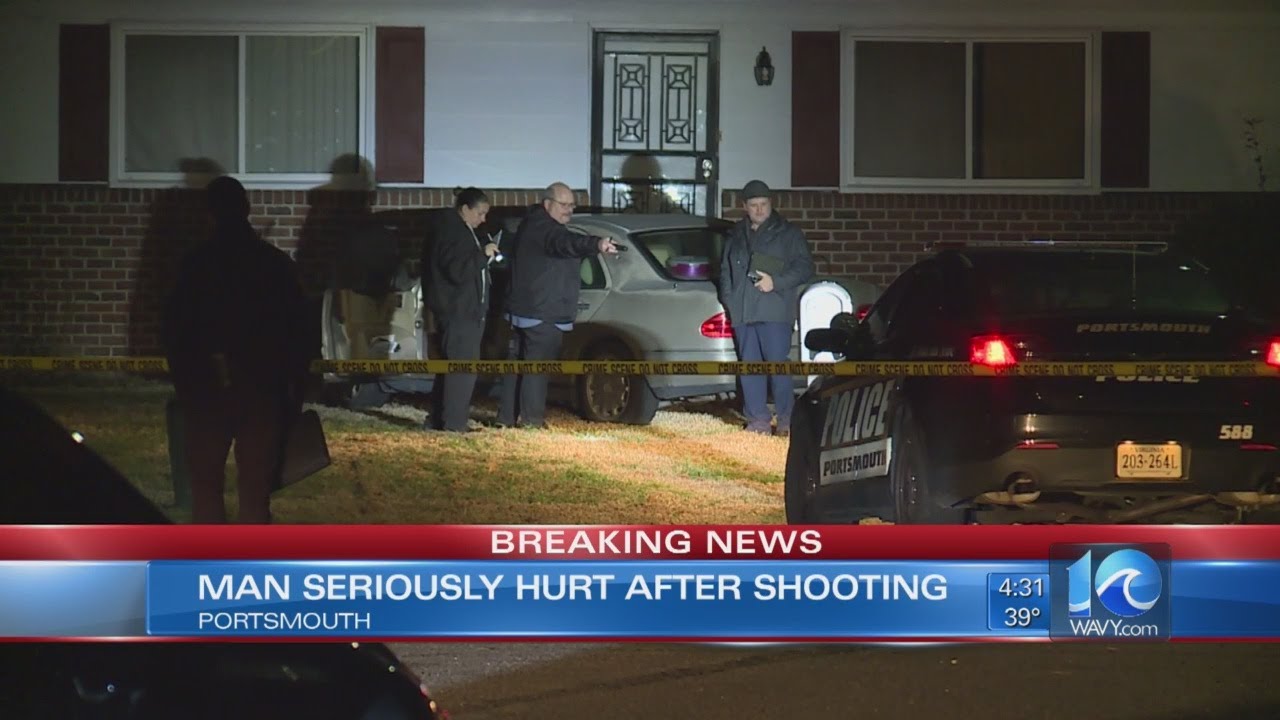 Man suffers serious injuries after shooting in Portsmouth - YouTube