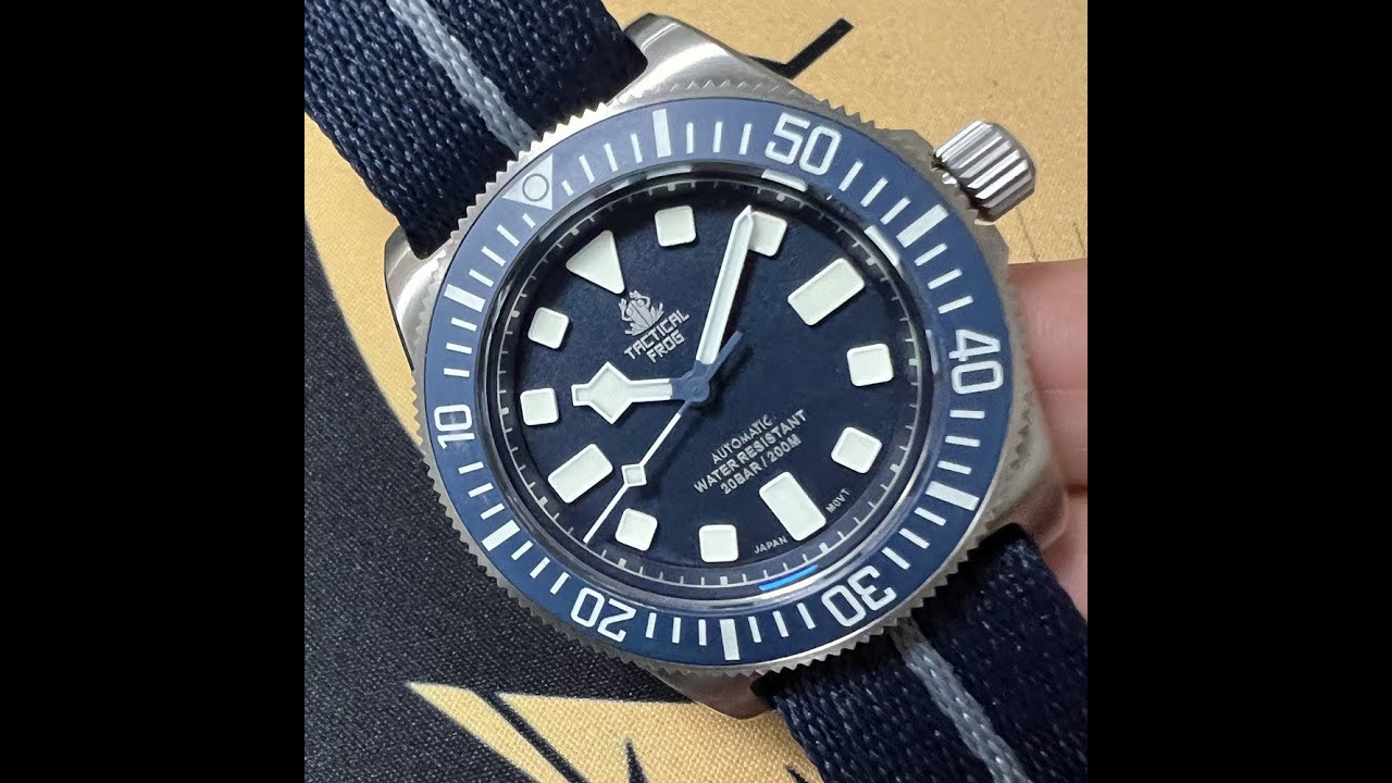 Tactical Frog Titanium FX Diving Watch - YouTube