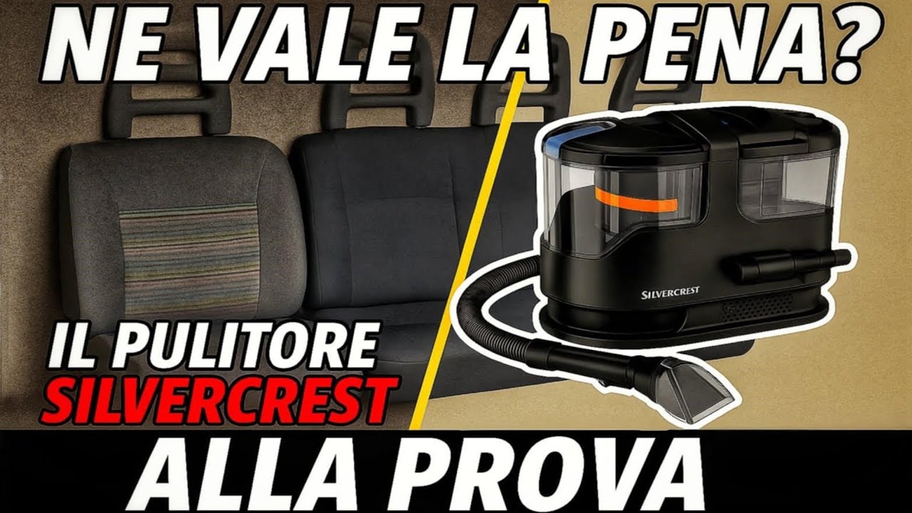 Pulitore Tappezzeria Lidl da 79 euro, fa il lavoro di uno da 300: Pulisce Davvero? Test SilverCrest