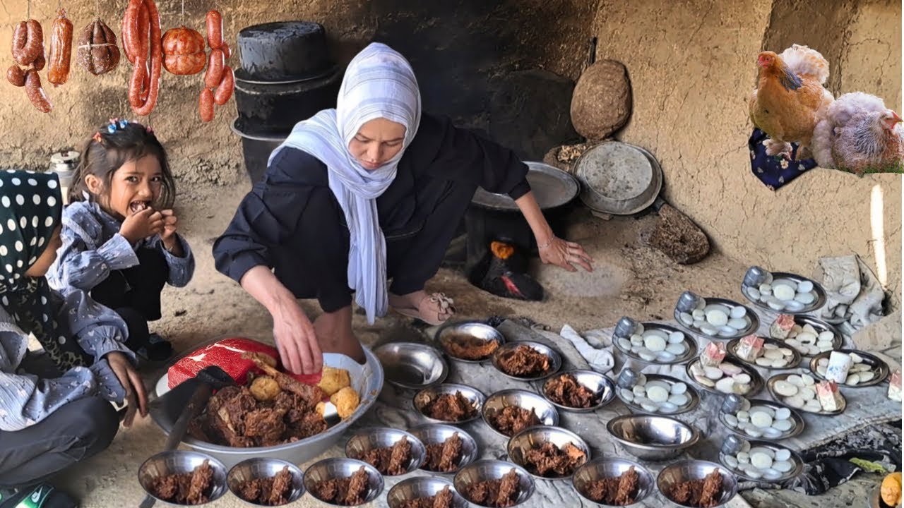 Big Village Feast with Simple Tools | Countryside Cooking 🧑🏻‍🍳 and Hospitality 