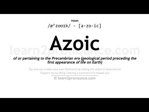 Video: Hvad betyder azoic?
