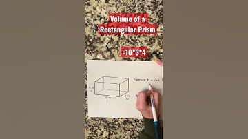 Volume of a Rectangular Prism #shorts #math #8thgrade #volume #rectangular #prism
