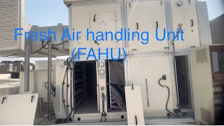 Fresh Air Handling Unit Fahu Working.