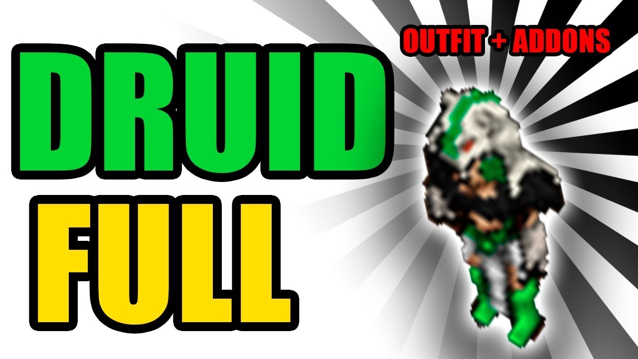 DRUID OUTFIT FULL + ADDONS || - OUFITS & ADDONS | TIBIA - YouTube