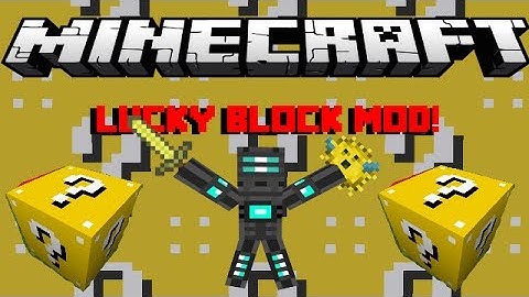 Minecraft: Lucky Block Mod! (Get random drops from lucky blocks!) Mod Showcase