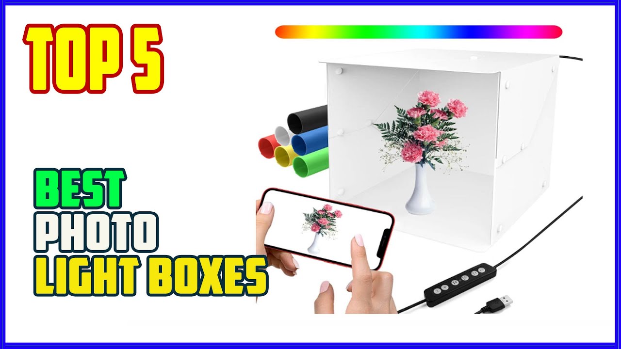 TOP 5 Best Photo Light Boxes 2026 | This $40 Light Box Makes Photos Look Like $4000 Studio Shots!