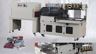 Fully Automatic L type Sealing Shrink M/C Stationary Sealer Packer كرتون ختم الآلة يتقلص التعبئة