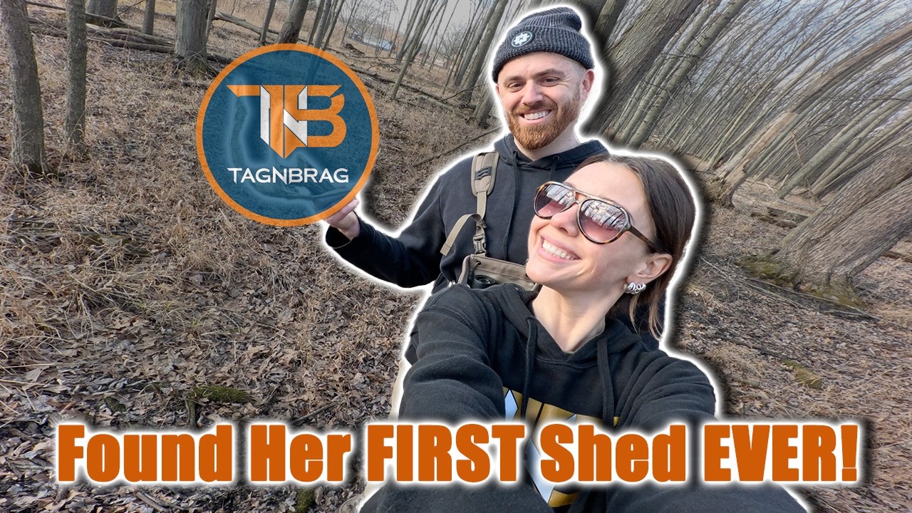 She Found Her FIRST Ever Shed Antler!!