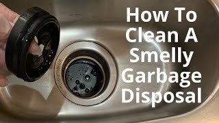 How To Clean A Smelly Garbage Disposal-2 Step Process!