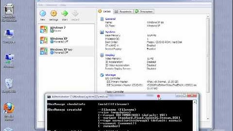 4.0 Using Virtual Machines Tutorial: Command Prompt Tools