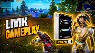 OMG😱NEW BEST LIVIK GAMEPLAY😍IPAD PRO M4🔥PUBG Mobile || DSP Musa YT screenshot 5