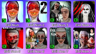 Evil Nun 1, 2, 3, 4, 5, 6, 7 & 8 Gameplay | Evil Nun 4 Gameplay | Evil Nun New Mods | Full Gameplay screenshot 5